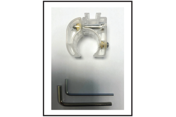 Pinza fissaggio faretti per tubolari da 30mm Ø