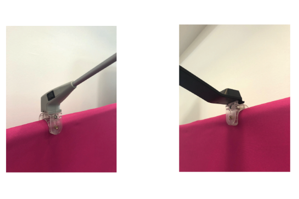 Pinza fissaggio faretti per tubolari da 30mm Ø